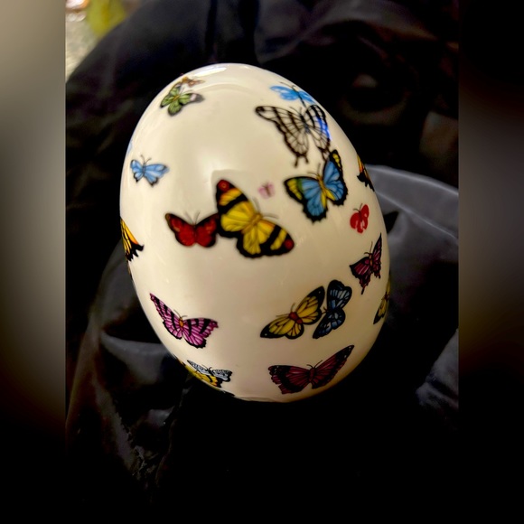 Faberge look porcelain egg - Picture 2 of 7